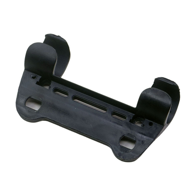 Bike Pump Frame Mount - ที่ยึดปั๊มลมจักรยานแบบพกพา ที่ยึดที่สูบลมจักรยาน อุปกรณ์เสริมสำหรับจักรยานเสือภูเขาและจักรยานถนน ที่ยึดโครงจักรยานแบบทนทาน สีดำ