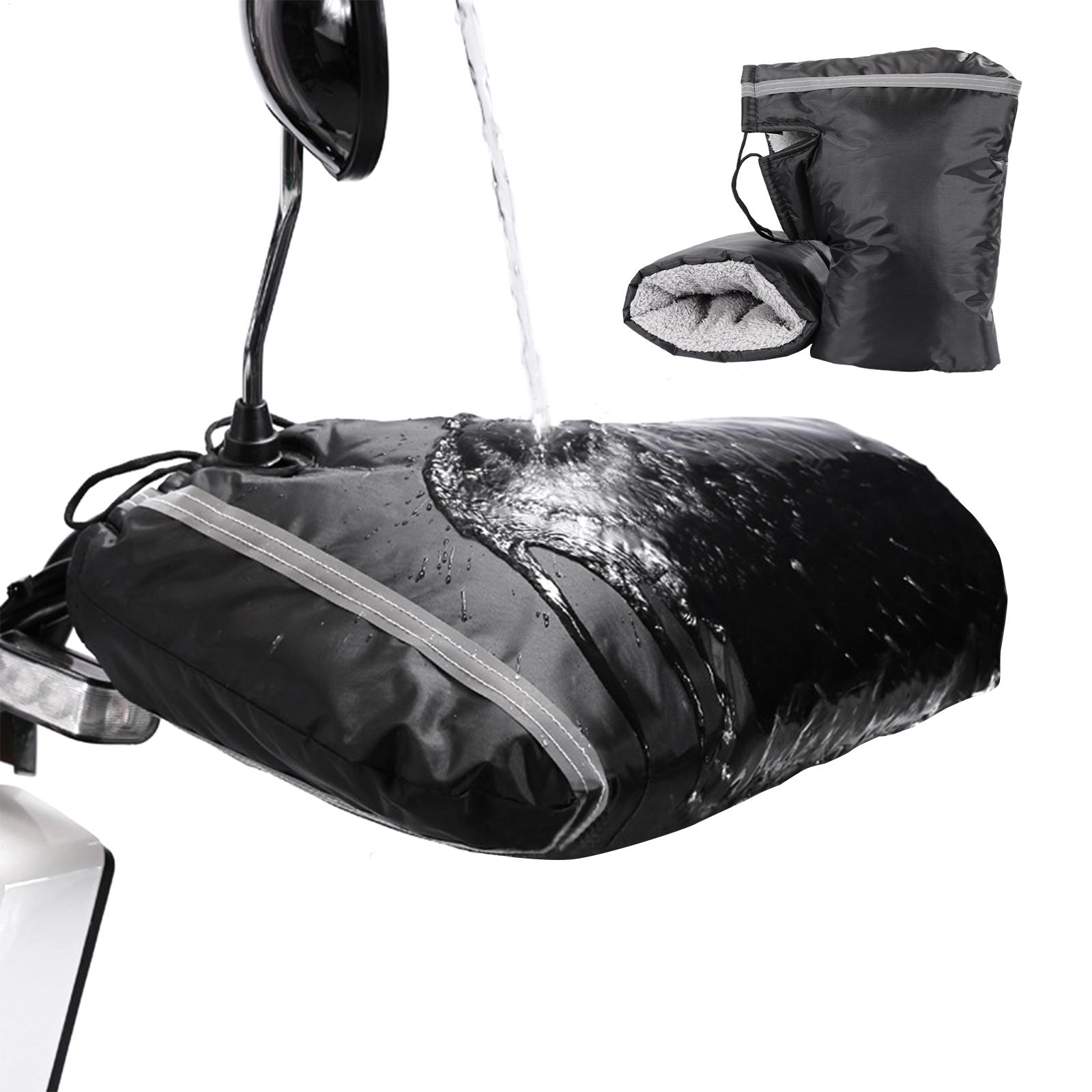Winter Cycling Commute Gear - ถุงมือหุ้มแฮนด์จักรยาน อุปกรณ์ป้องกันความหนาวสำหรับจักรยาน ปลอกแฮนด์จักรยานกันน้ำ อุ่นสบายสำหรับการปั่นจักรยานในฤดูหนาว เหมาะสำหรับการเดินทางในชีวิตประจำวันและวันหยุดสุดสัปดาห์