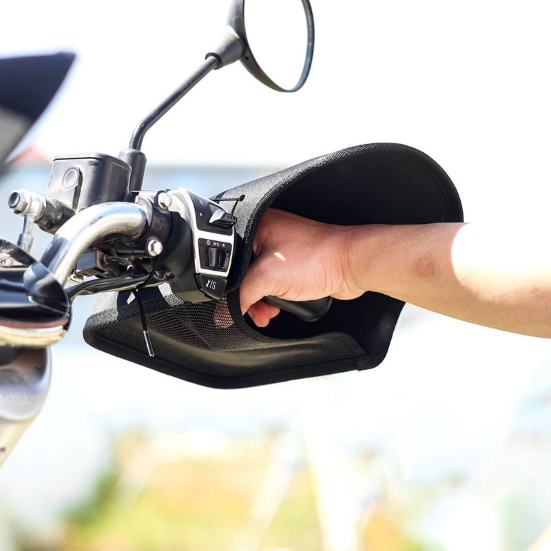 Cycling Commute Essentials - ถุงมือมอเตอร์ไซค์ 2 แพ็คพร้อมถุงมือปั่นจักรยานน้ำหนักเบาที่ปล่อยได้อย่างรวดเร็วสำหรับรถจักรยานยนต์ Tourings