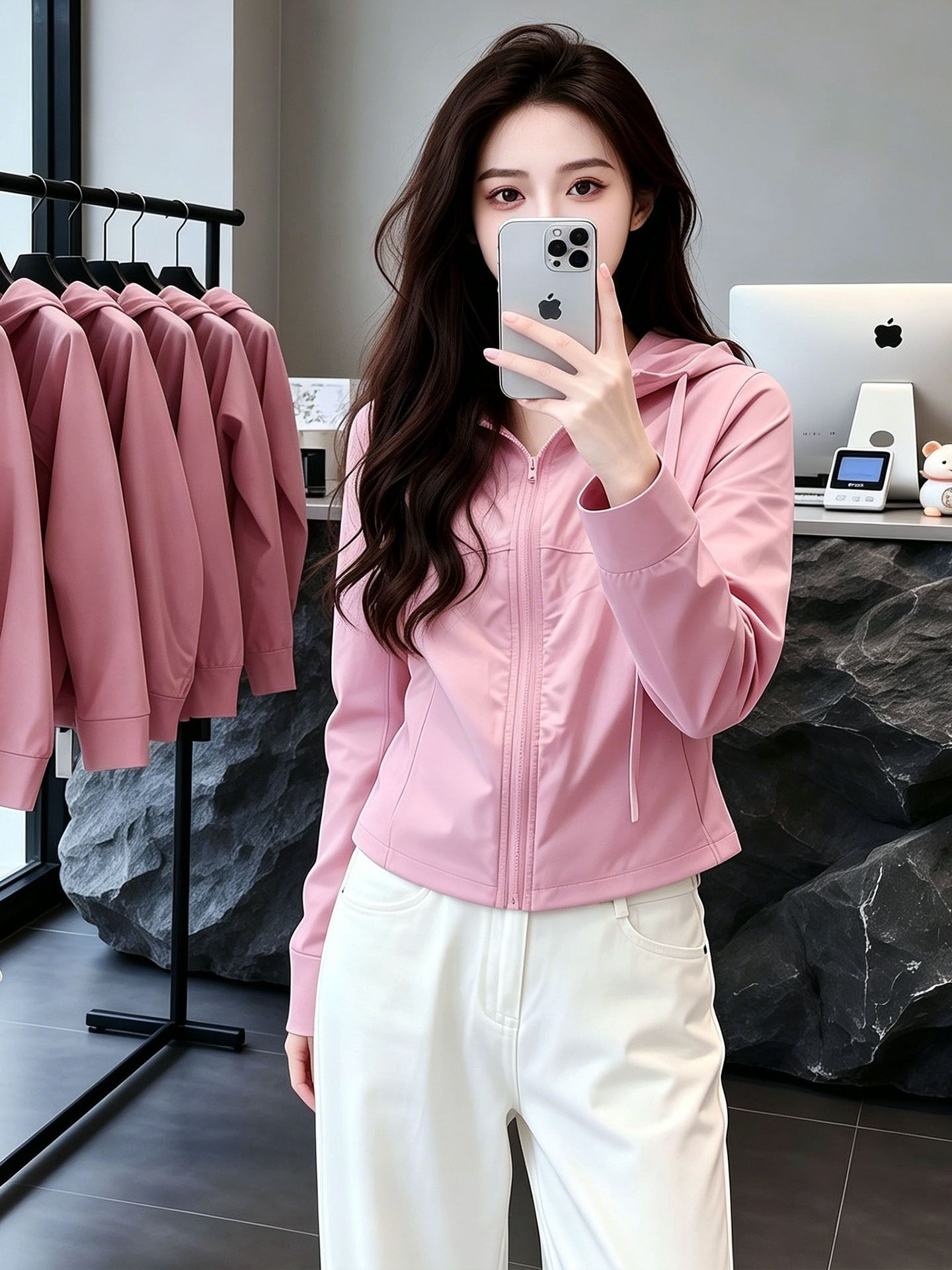 Cycling Commute Jacket - เสื้อแจ็คเก็ตผู้หญิงผ้าไอซ์ซิลค์สำหรับฤดูร้อนปี 2026 น้ำหนักเบา ระบายอากาศได้ดี ทรงเข้ารูป แขนยาว