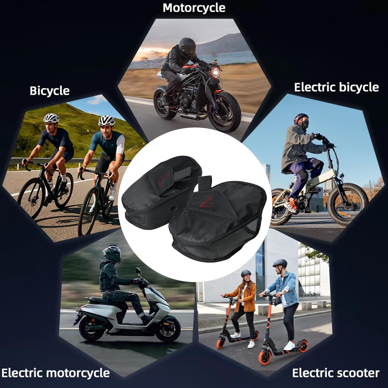 Cycling Commute Distance - ถุงมือป้องกันลมแบบตาข่ายระบายอากาศสำหรับจักรยาน สกู๊ตเตอร์ จักรยานเสือภูเขา ขี่ทางไกล และการเดินทาง