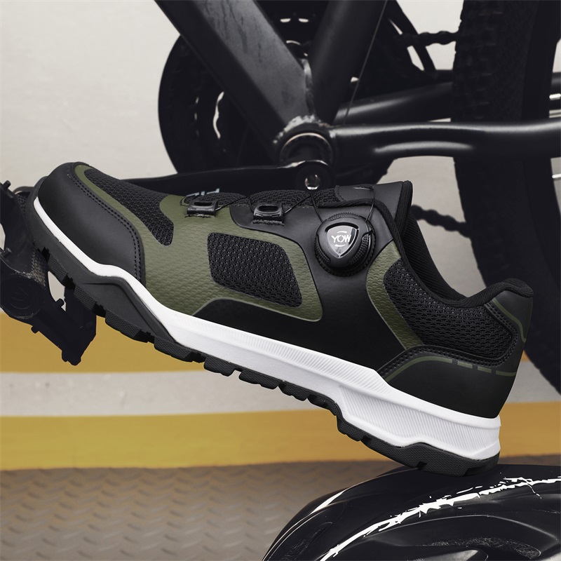 Commuting With Road Bike - รองเท้าขี่จักรยานเสือภูเขาถนนสี่ฤดูกาลสบาย ๆ สบาย ๆ unisex แฟชั่นกันลื่นเดินทางรองเท้าขี่ออฟโรดกลางแจ้ง