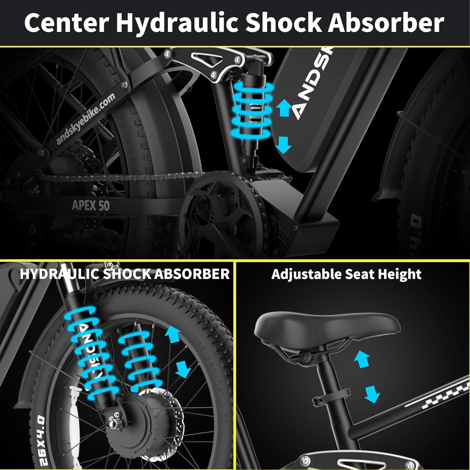 ANDSKY Apex50 AWD จักรยานไฟฟ้า - Commuting On Road Bike บทวิจารณ์และราคา