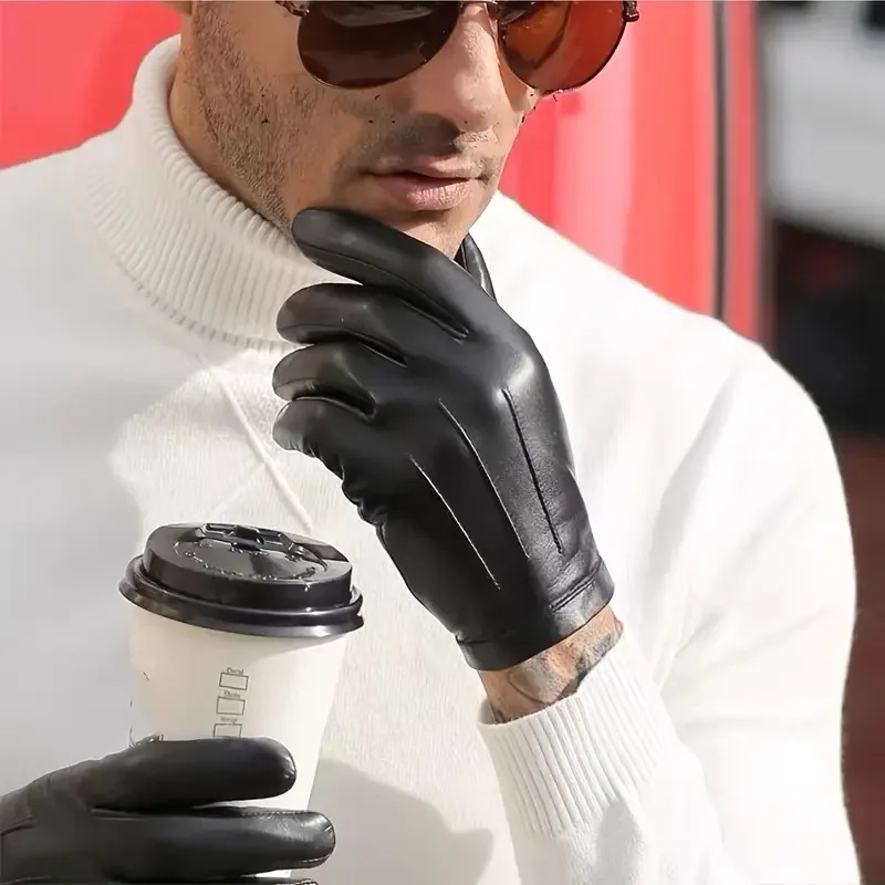 ถุงมือหนังแกะสั้นสำหรับผู้ชาย  - Winter Cycling Commute Gear บทวิจารณ์และราคา