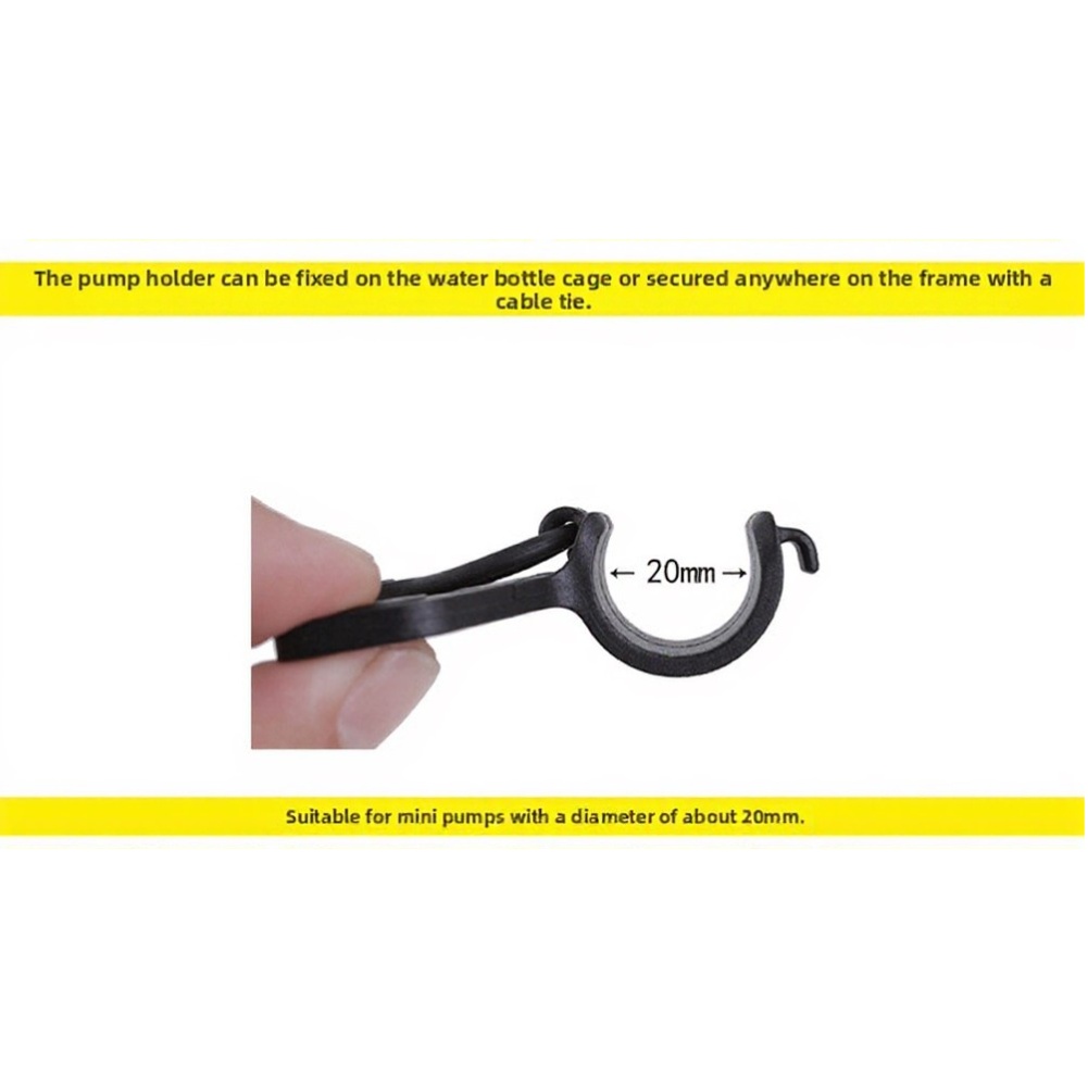 ชุดที่ยึดปั๊มลมแบบตั้งพื้น 2 ช - Bike Pump Frame Mount บทวิจารณ์และราคา