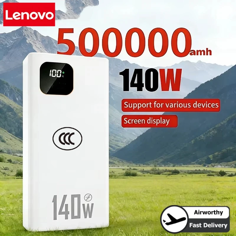 เลอโนโว 140W 500000mAh พาวเวอร - Usb Charger Dynamo บทวิจารณ์และราคา