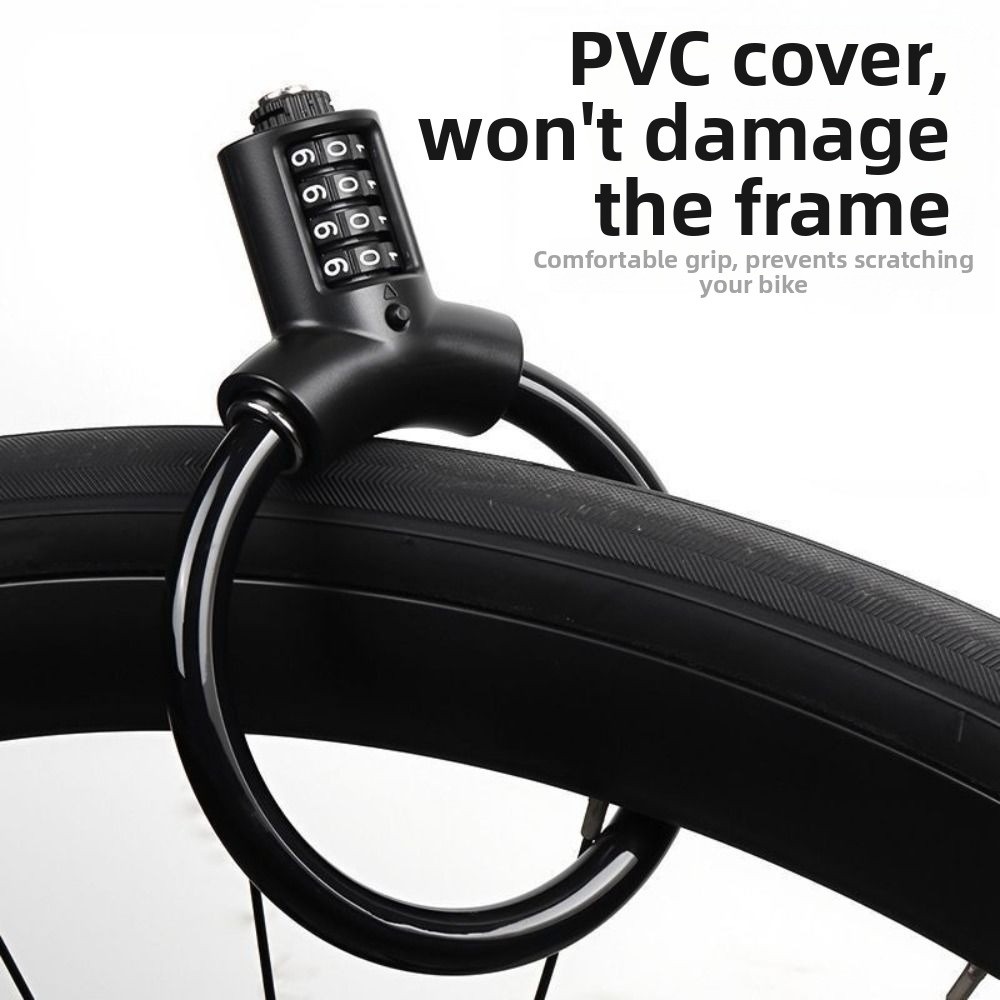 สายล็อคจักรยานแบบสายเคเบิลเหล็ - Cable Lock Flexible บทวิจารณ์และราคา