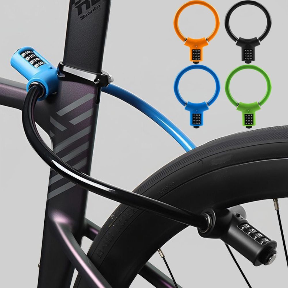 สายล็อคจักรยานแบบสายเคเบิลเหล็ - Cable Lock Flexible บทวิจารณ์และราคา