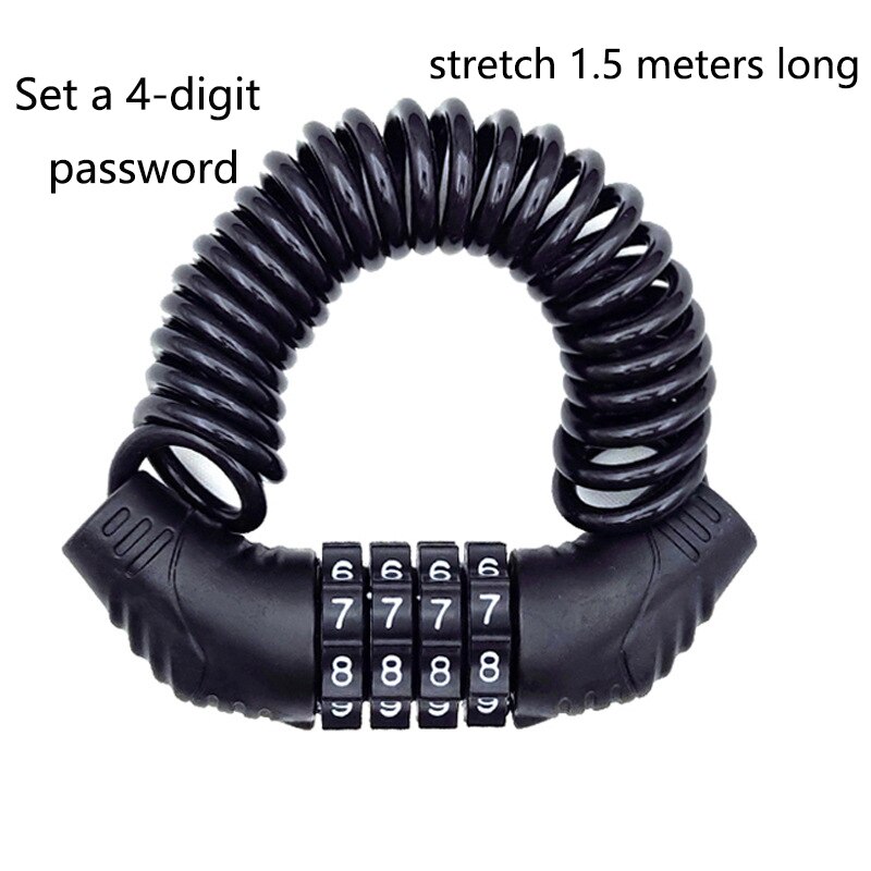 กุญแจล็อคแบบสายเคเบิลป้องกันกา - Cable Lock Flexible บทวิจารณ์และราคา