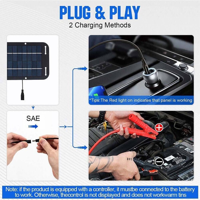 ชุดแผงโซลาร์เซลล์ 12V กันน้ำระ - Usb Charger Dynamo บทวิจารณ์และราคา