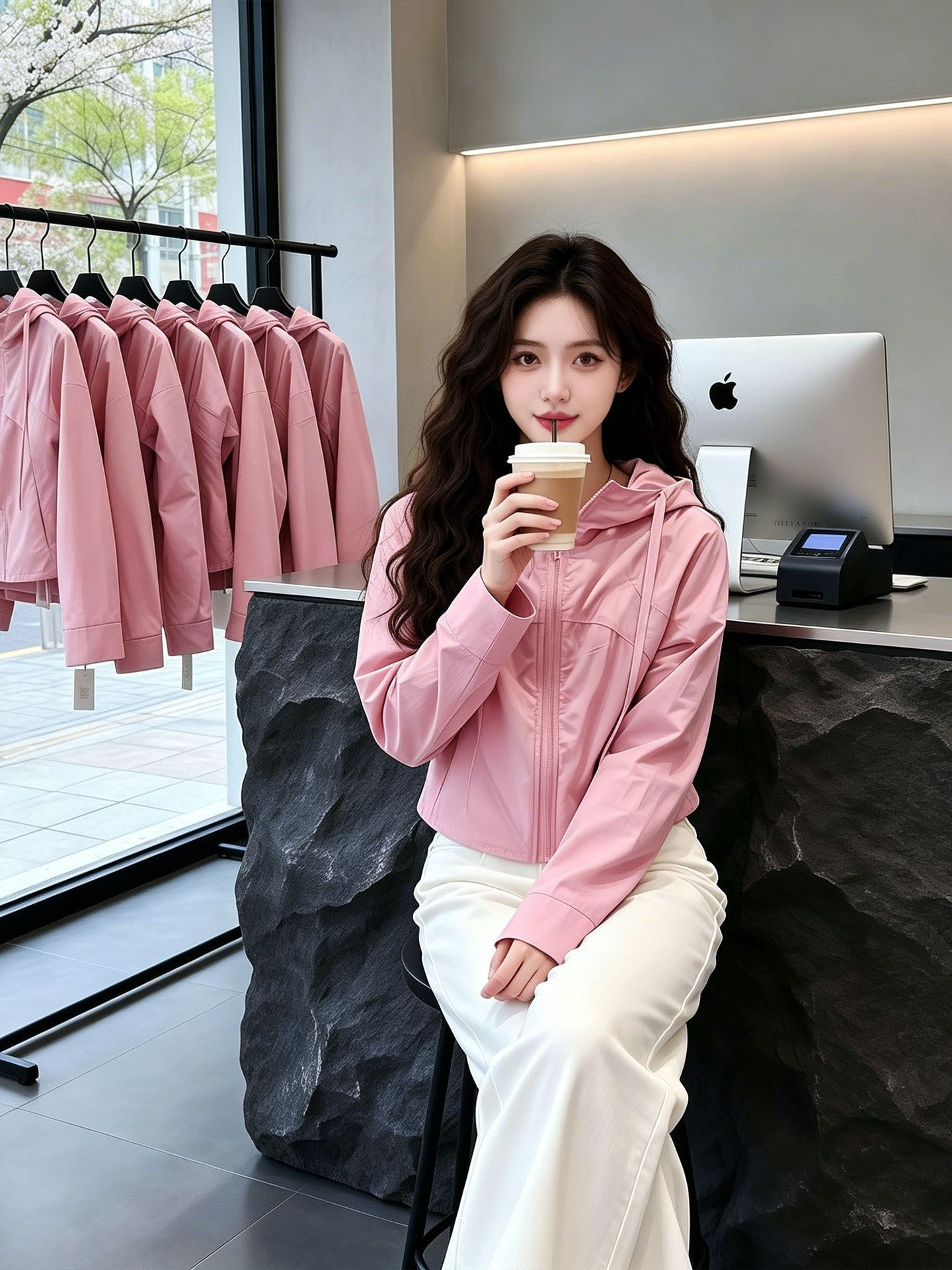 เสื้อแจ็คเก็ตผู้หญิงผ้าไอซ์ซิล - Cycling Commute Jacket บทวิจารณ์และราคา