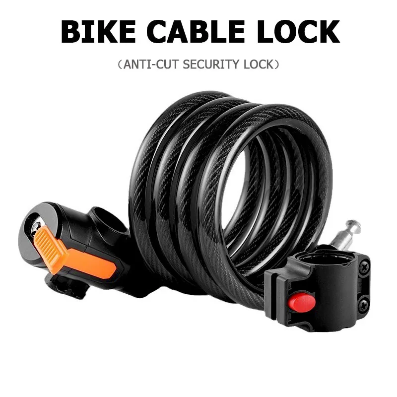 1SET สายล็อคจักรยานแบบมีกุญแจเ - Cable Lock Flexible บทวิจารณ์และราคา