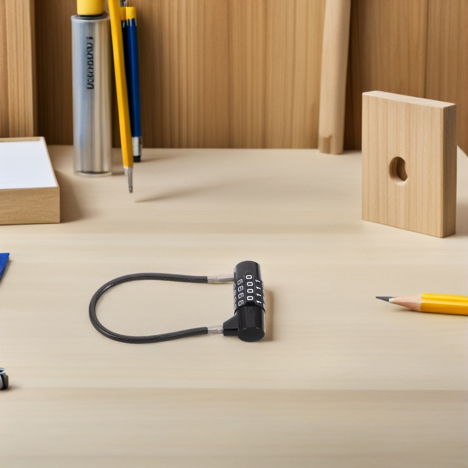 กุญแจล็อคสายเคเบิลแบบตั้งรหัสไ - Cable Lock Flexible บทวิจารณ์และราคา