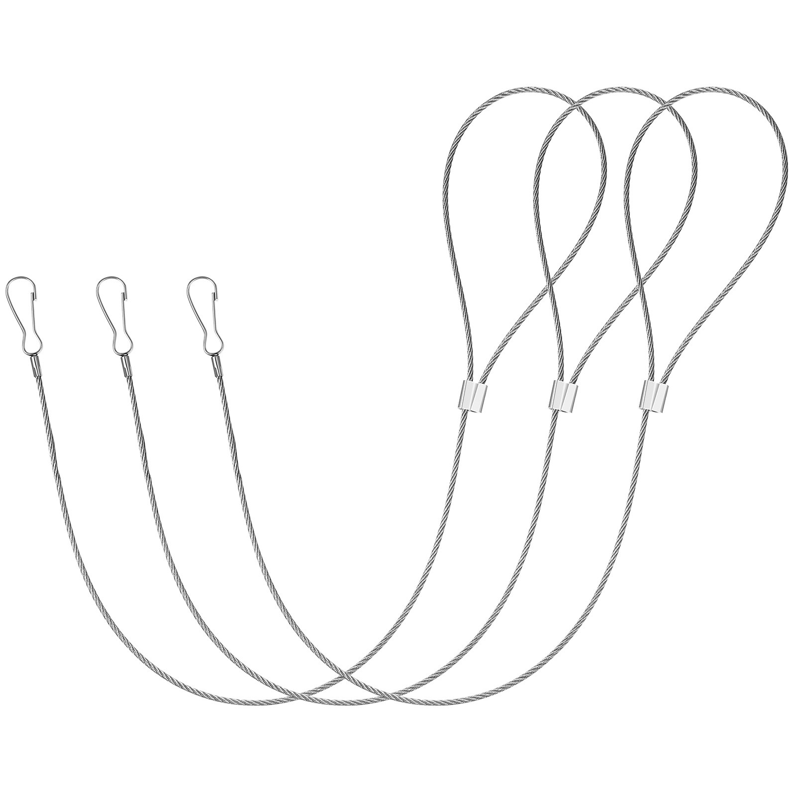 ชุดสายดึงล็อคประตูสแตนเลส 3 ชิ - Cable Lock Flexible บทวิจารณ์และราคา