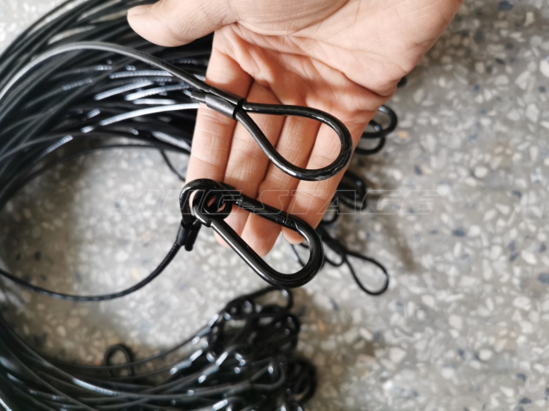 10 ชิ้น/ล็อตสีดํา 3 มม.* 70 ซม - Cable Lock Flexible บทวิจารณ์และราคา