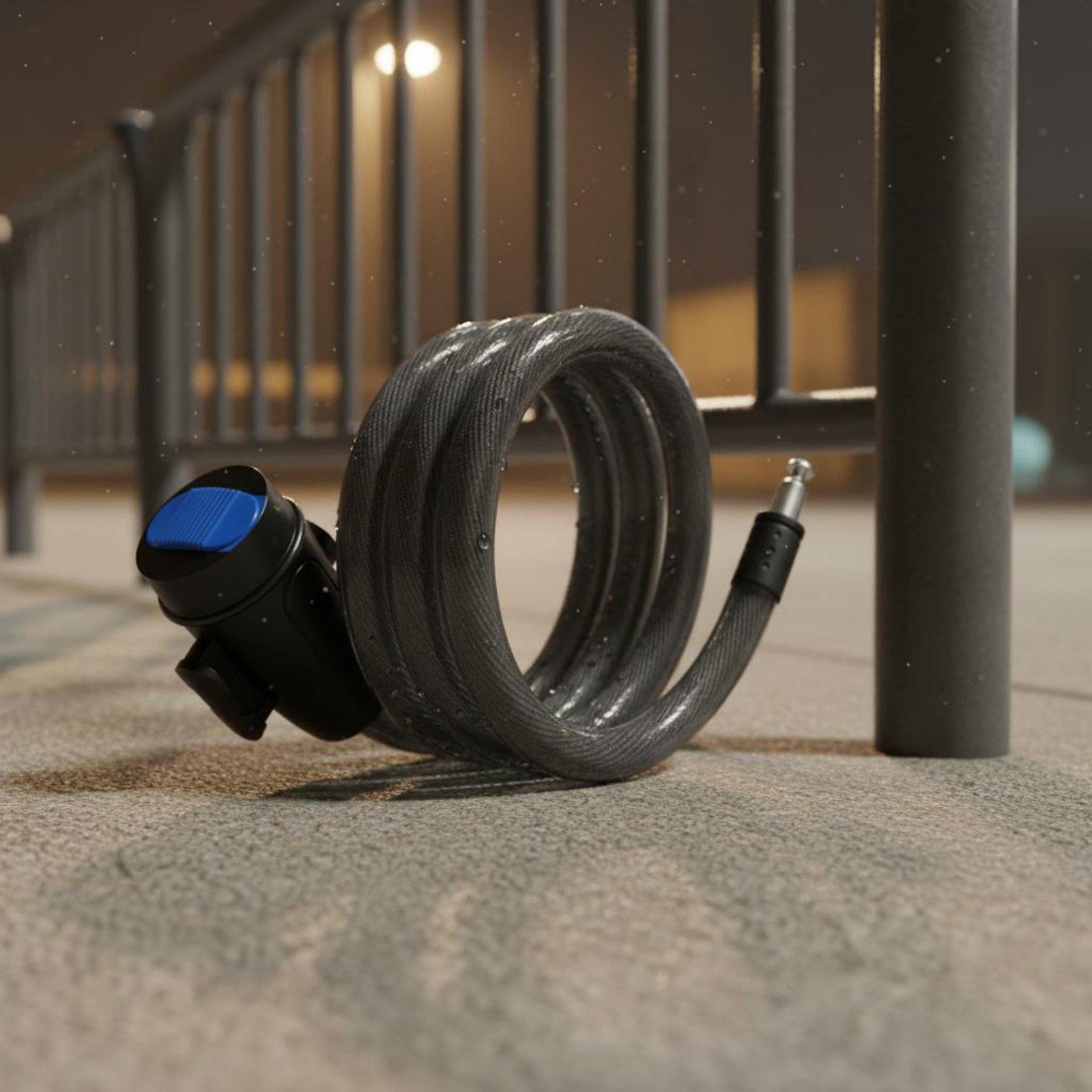 สายล็อคจักรยานแบบเหล็กหุ้ม PVC - Cable Lock Flexible บทวิจารณ์และราคา