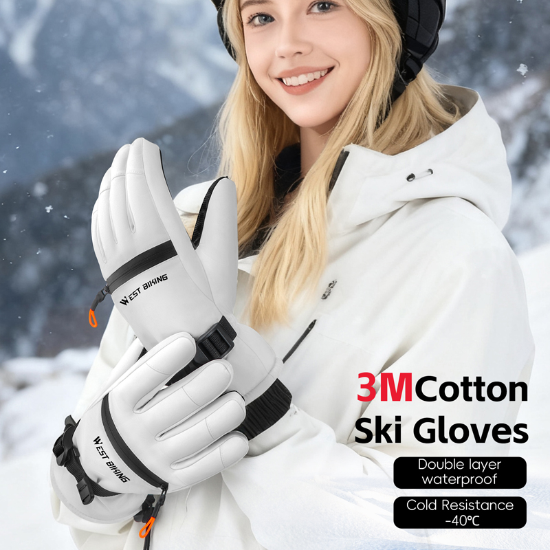 WEST BIKING 3M ถุงมือสกีผ้าฝ้า - Winter Cycling Commute Gear บทวิจารณ์และราคา