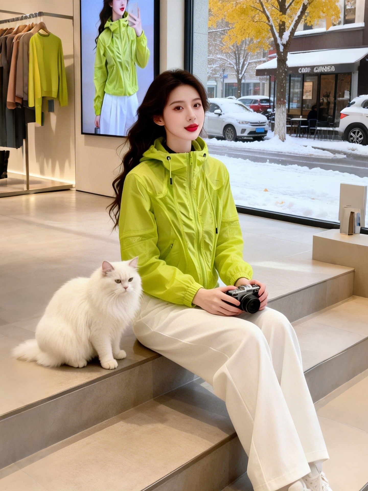 เสื้อแจ็คเก็ตสั้นผู้หญิงสุดหรู - Cycling Commute Jacket บทวิจารณ์และราคา