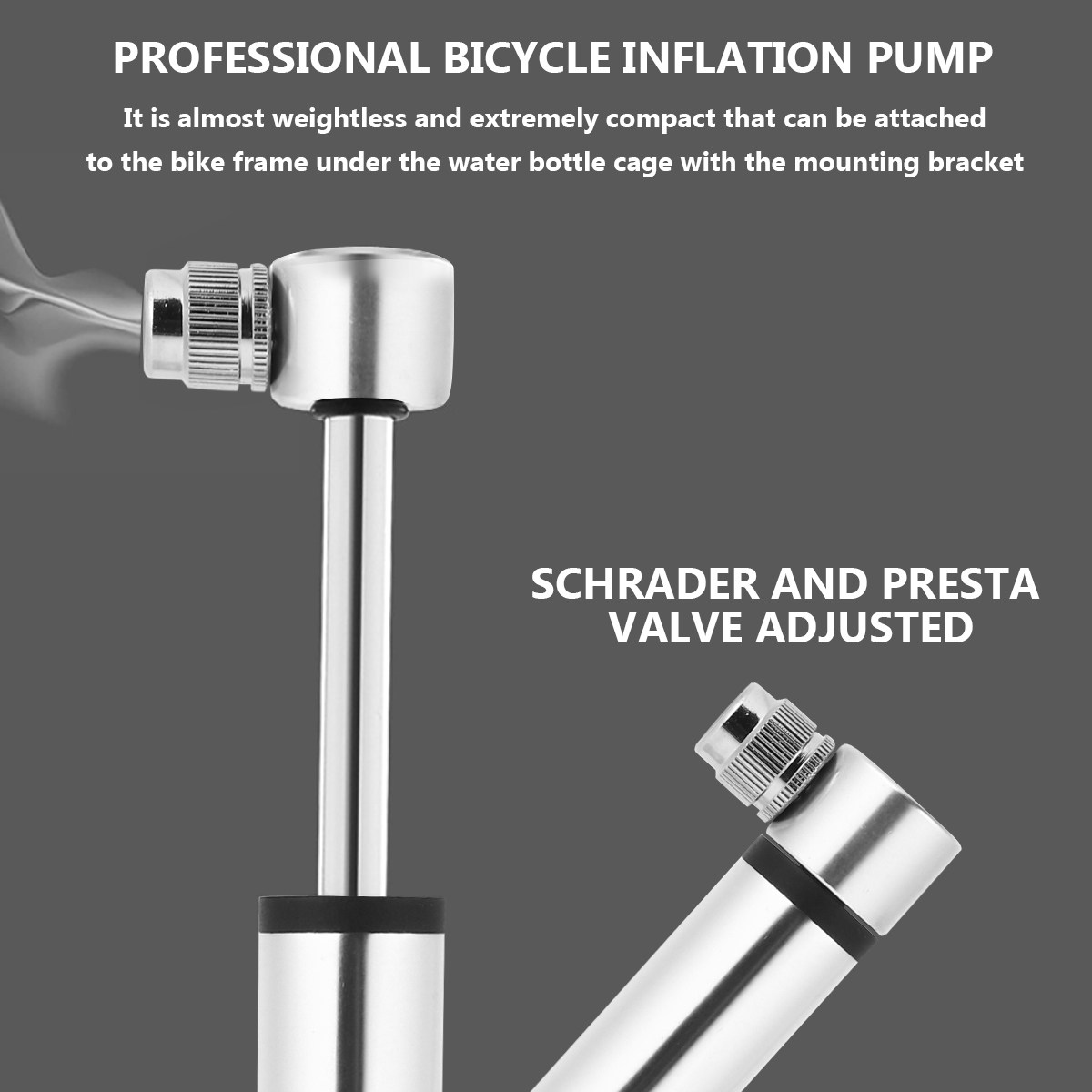 ปั๊มลมจักรยานและชุดซ่อมยางรั่ว - Bike Pump Frame Mount บทวิจารณ์และราคา