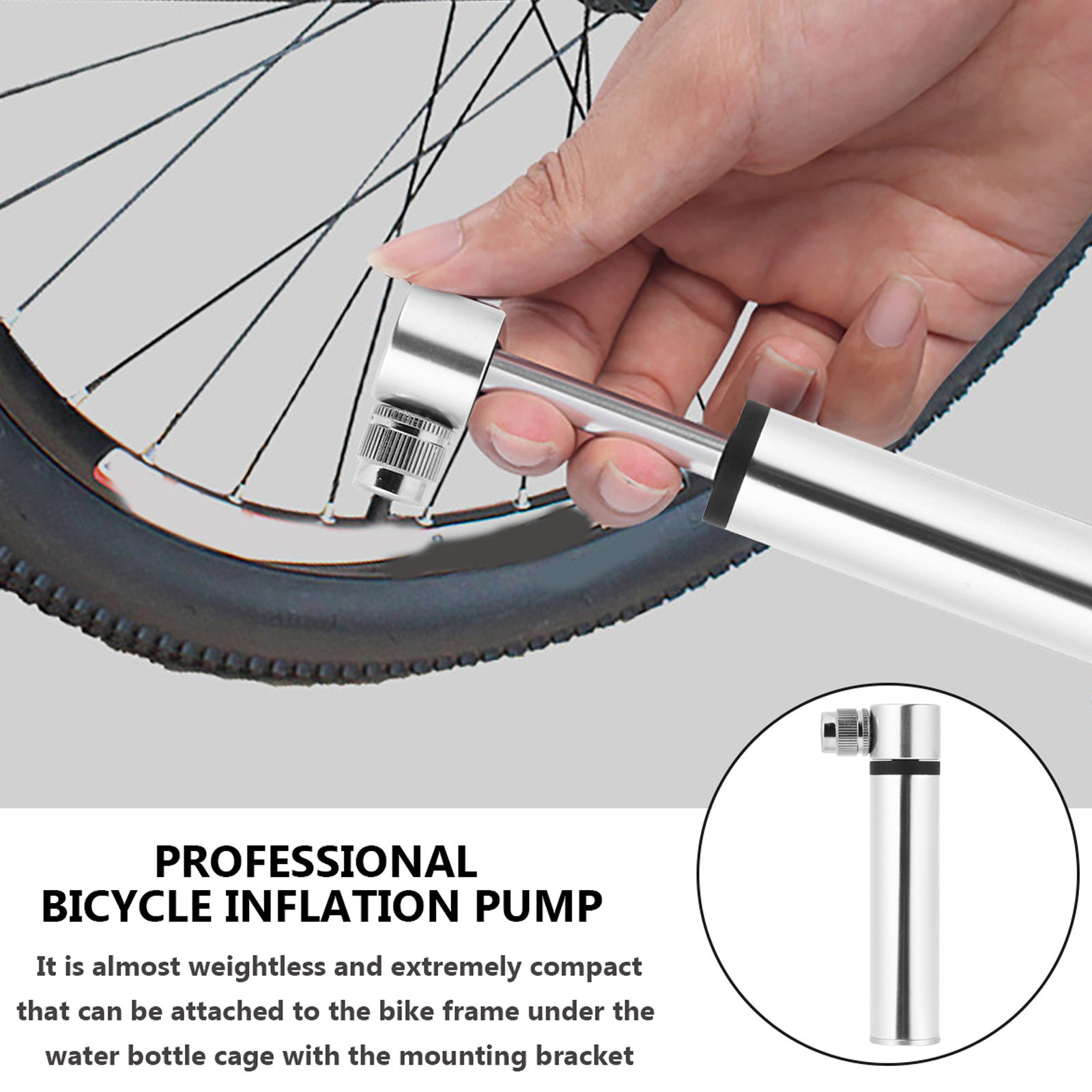 ปั๊มลมจักรยานและชุดซ่อมยางรั่ว - Bike Pump Frame Mount บทวิจารณ์และราคา